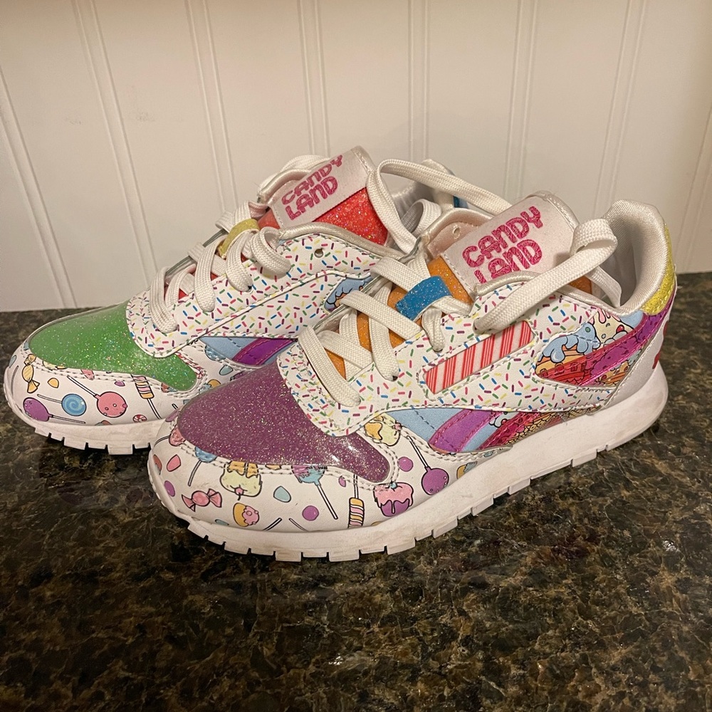 Candy Land Reebok kids sneakers size 1